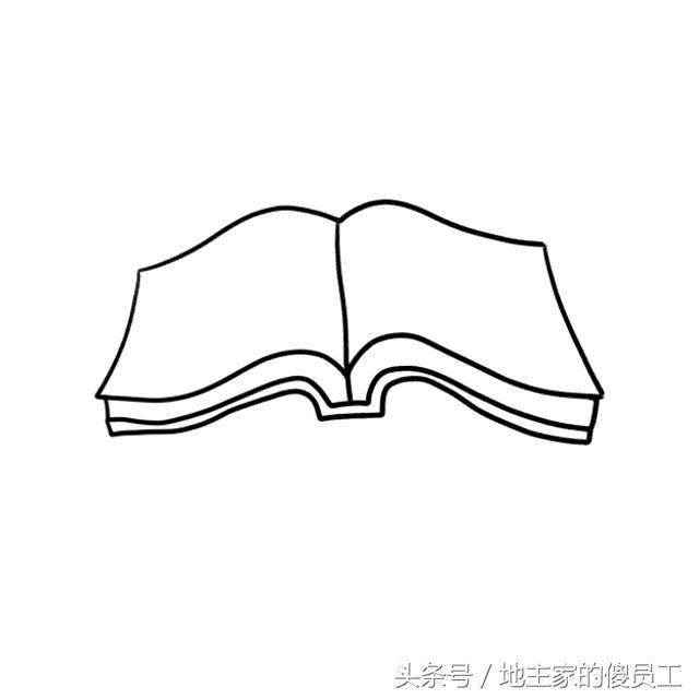 书怎么画简笔画(翻开的书怎么画(漂亮))