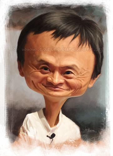 马云漫画头像高清图片(卡通马云头像png素材)