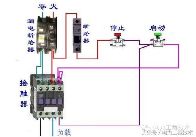 接触器分为交流接触器(电压ac)和直流接触器(电压dc),它应用于电力