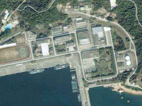 googleearth下的香港驻港部队军营