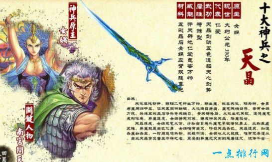 十方俱灭十大神兵是指网络游戏《神兵传奇》里的系列兵器,与此对应的