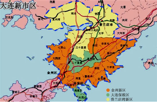 大连新市区如何划分