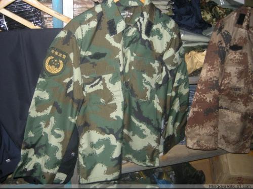 丁建元求陆军迷彩服和武警迷彩服的区别有图的麻烦贴下