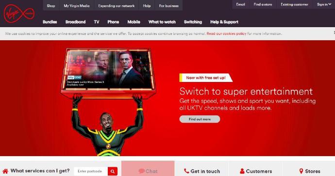 ά Virgin Media