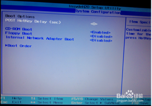 HP���ձʼǱ���ν���bios���ù�������