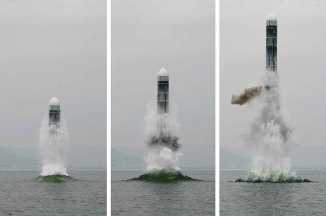 朝鲜成功试射新型潜射导弹!酷似“巨浪-2”,金正恩发去祝贺