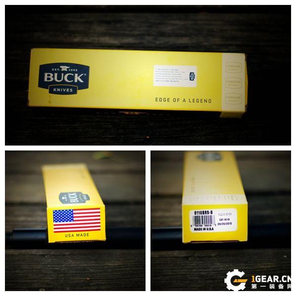 传奇之刃-美国巴克BUCK 110BRS-B户外经典折叠猎刀