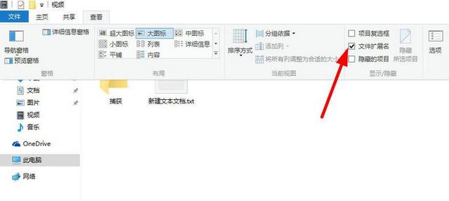 win10����޸��ļ���׺��