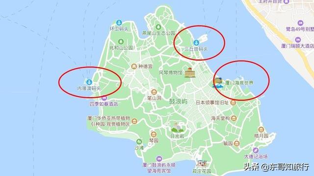 厦门去鼓浪屿最全交通攻略,分分钟让你了解鼓浪屿周边所有码头