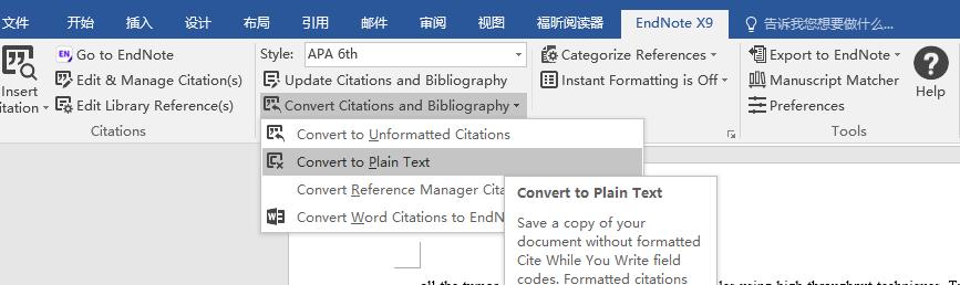 �����Endnote�ַ��Ӹ㶨�ο�����