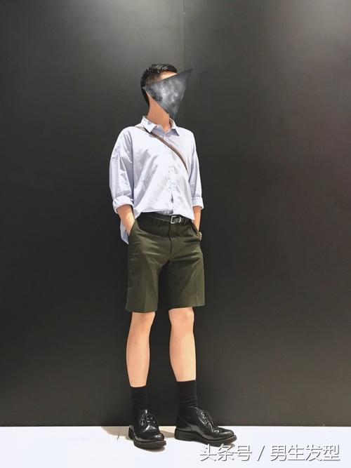 短裤+衬衫,男生要学会的帅气搭配!