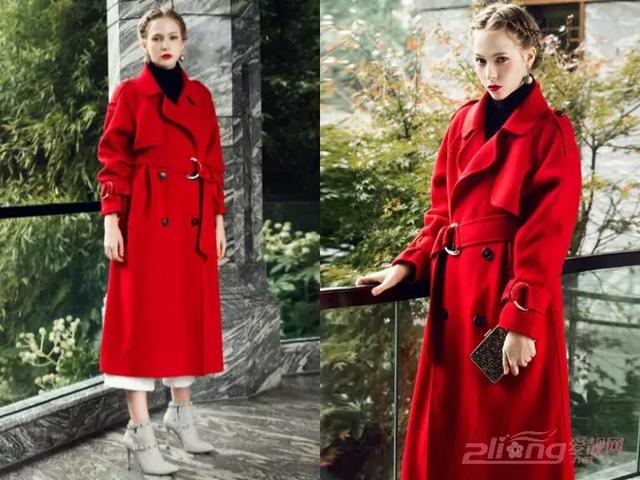 长款红色大衣搭配,这样穿过新年美美哒!