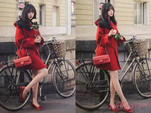 长款红色大衣搭配,这样穿过新年美美哒!