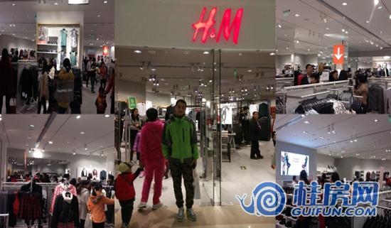 花生唐购物中心又添一巨头 H&M桂林首家店盛大开业