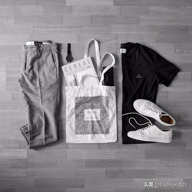 短袖+休闲裤,让男士显高级+10分~