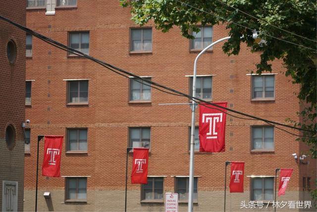 坐落在古老费城的美国天普大学