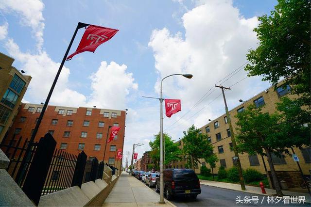 坐落在古老费城的美国天普大学