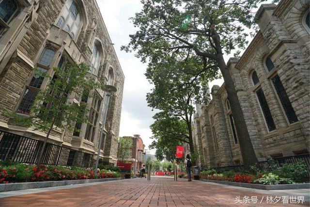 坐落在古老费城的美国天普大学