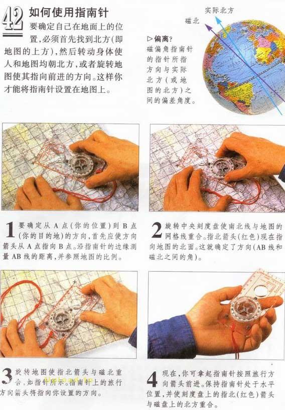 指南针怎么看 指南针怎么用