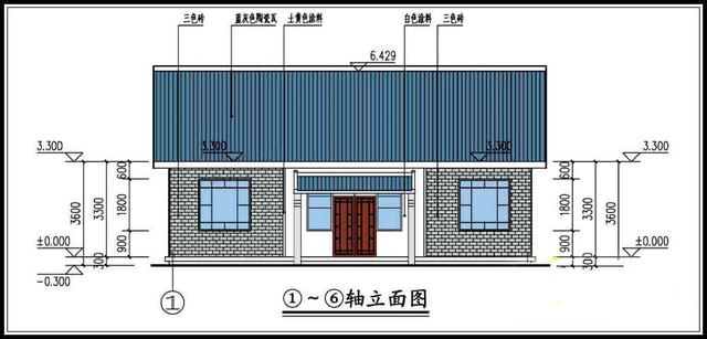 10万左右的一层农村平房设计图,户型周正2套方案