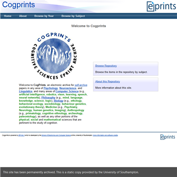 Cogprints