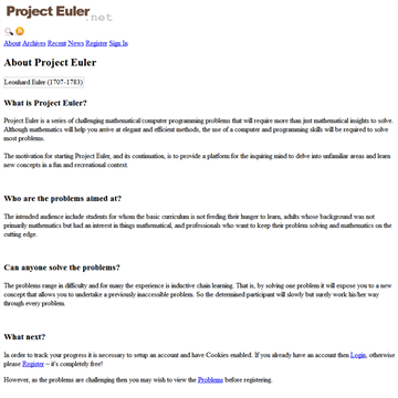 Project Euler