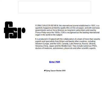 Flying Saucer Review