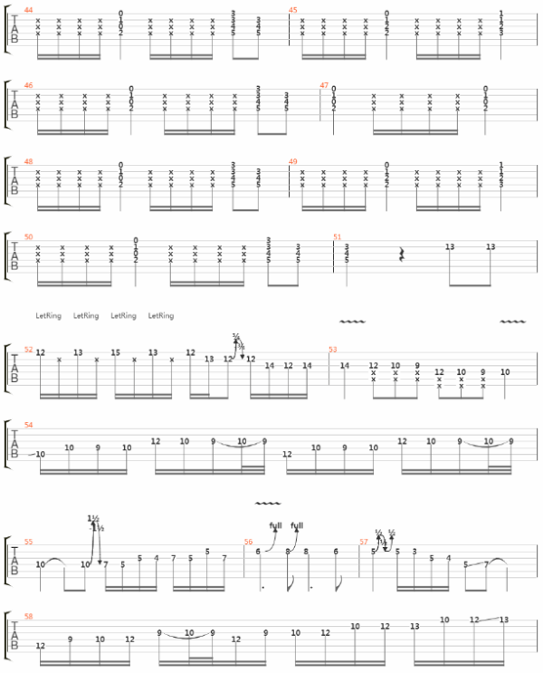 《真的爱你》前奏吉他谱"12"是在三线十二品,"13"是在二线十三品,"15"