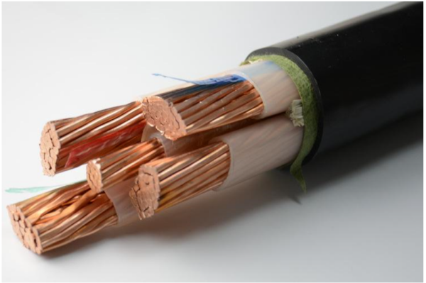 裸线没有绝缘层,包括铜,铝平线,架空绞线以及各种型材(如型线,母线,铜