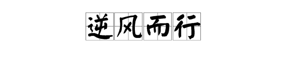 逆风而行是什么意思